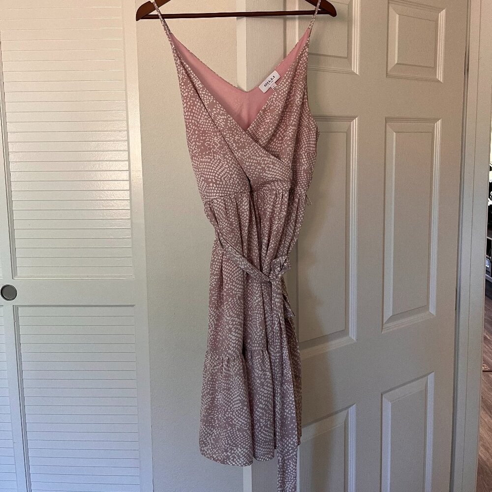 Gilli Women's Purple Polka Dot Dress